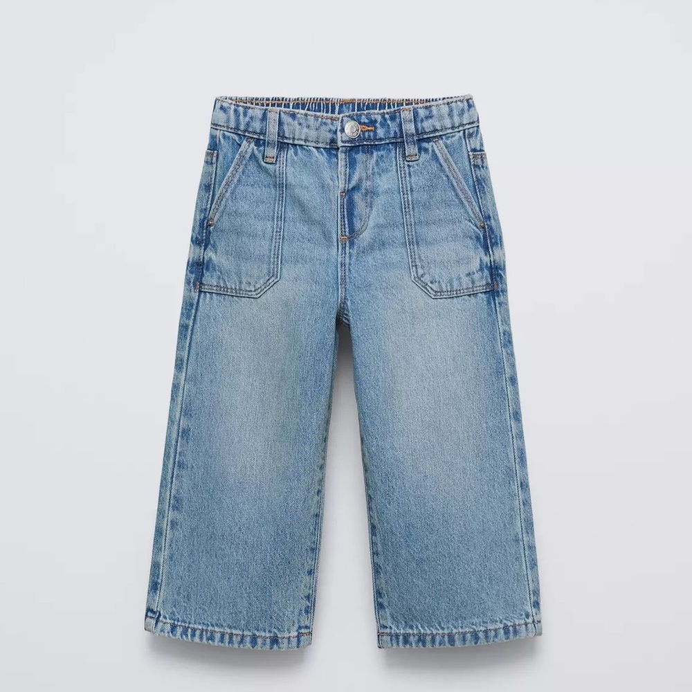 Zara  Wide-Leg Jeans